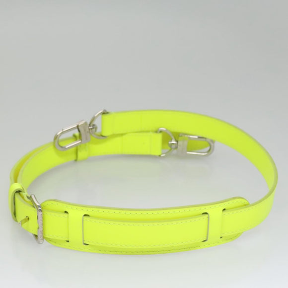 LOUIS VUITTON See Through Keepall Bandouliere 50 Bag Yellow M55380 Auth 112531A