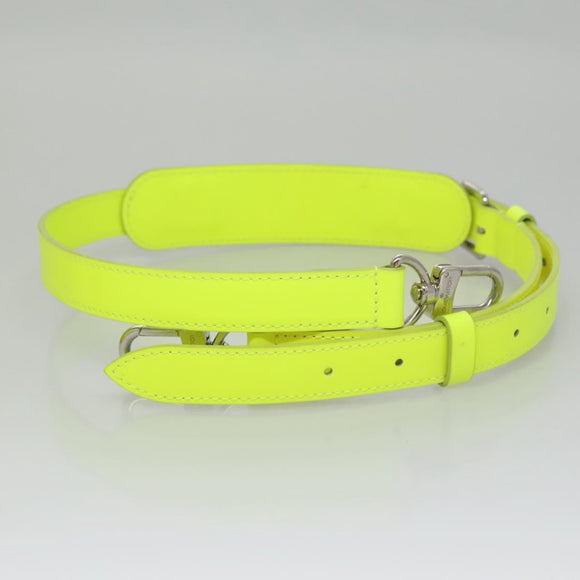 LOUIS VUITTON See Through Keepall Bandouliere 50 Bag Yellow M55380 Auth 112531A