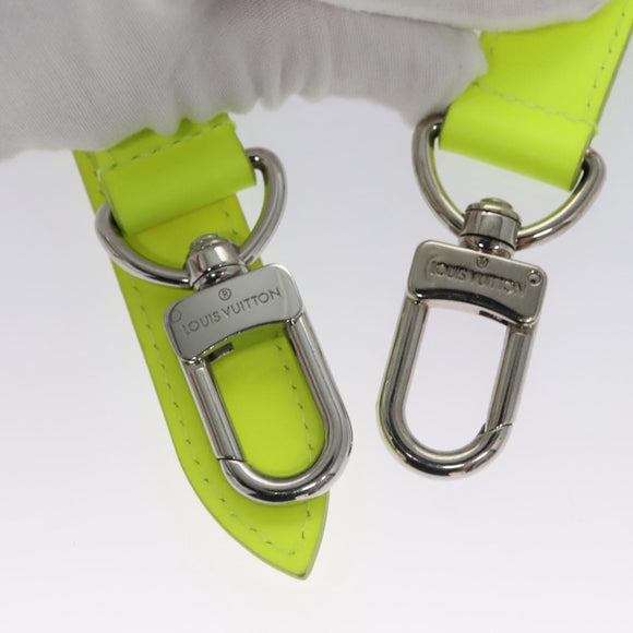 LOUIS VUITTON See Through Keepall Bandouliere 50 Bag Yellow M55380 Auth 112531A