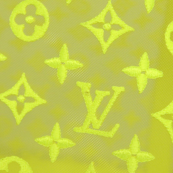 LOUIS VUITTON See Through Keepall Bandouliere 50 Bag Yellow M55380 Auth 112531A