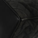 CHANEL Chain Shoulder Bag Canvas Black Gold CC Auth 112546-11