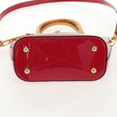 LOUIS VUITTON Vernis Montebello PM Hand Bag 2way Rose Indian M90166 Auth 112557-18