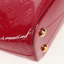 LOUIS VUITTON Vernis Montebello PM Hand Bag 2way Rose Indian M90166 Auth 112557-19