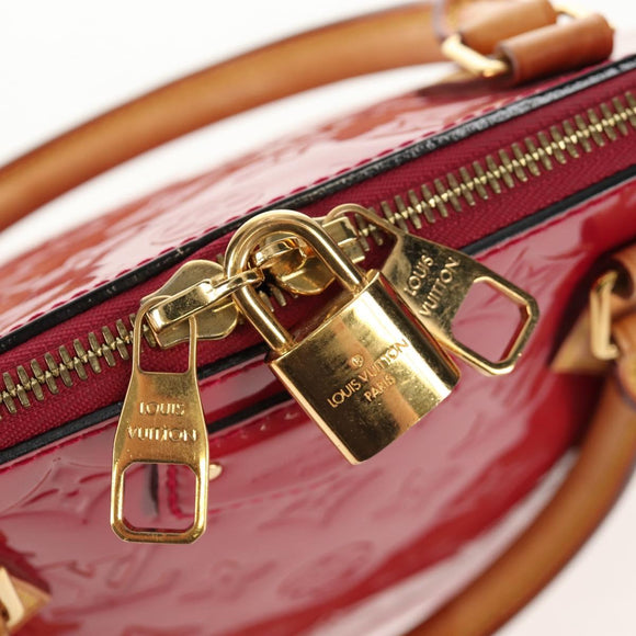 LOUIS VUITTON Vernis Montebello PM Hand Bag 2way Rose Indian M90166 Auth 112557