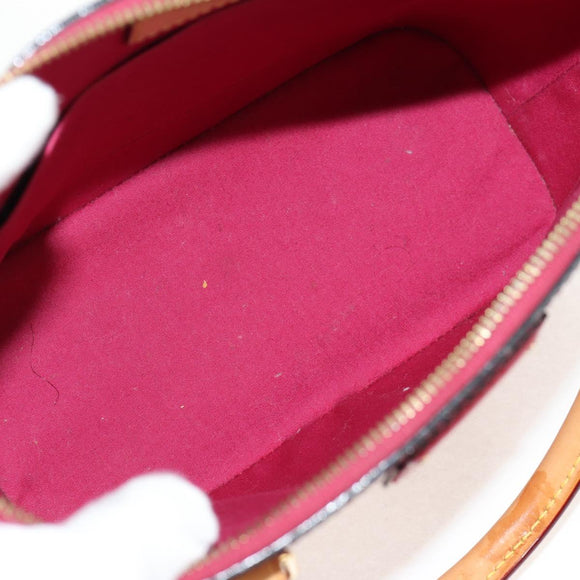 LOUIS VUITTON Vernis Montebello PM Hand Bag 2way Rose Indian M90166 Auth 112557