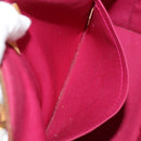 LOUIS VUITTON Vernis Montebello PM Hand Bag 2way Rose Indian M90166 Auth 112557-26