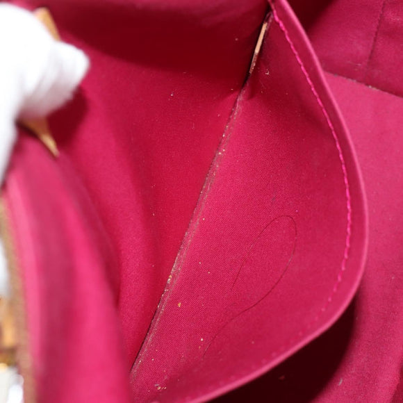 LOUIS VUITTON Vernis Montebello PM Hand Bag 2way Rose Indian M90166 Auth 112557