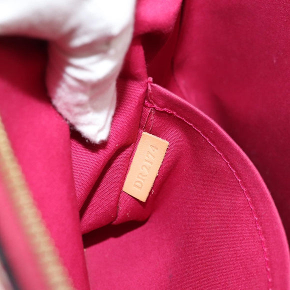 LOUIS VUITTON Vernis Montebello PM Hand Bag 2way Rose Indian M90166 Auth 112557