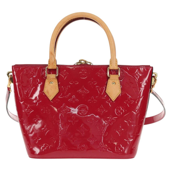LOUIS VUITTON Vernis Montebello PM Hand Bag 2way Rose Indian M90166 Auth 112557A