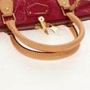 LOUIS VUITTON Vernis Montebello PM Hand Bag 2way Rose Indian M90166 Auth 112557-5