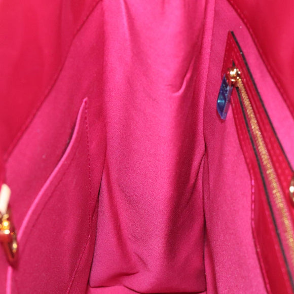 LOUIS VUITTON Monogram Vernis Catalina NS Bag Rose Andian M90013 LV Auth 112558V