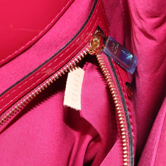 LOUIS VUITTON Monogram Vernis Catalina NS Tas Roze Andian M90013 LV Auth 112558V
