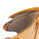 LOUIS VUITTON Monogram Vernis Houston Hand Bag Beige M91004 LV Auth 112561-12