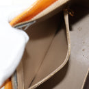 LOUIS VUITTON Monogram Vernis Houston Hand Bag Beige M91004 LV Auth 112561-27