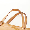 LOUIS VUITTON Monogram Vernis Houston Hand Bag Beige M91004 LV Auth 112561-8