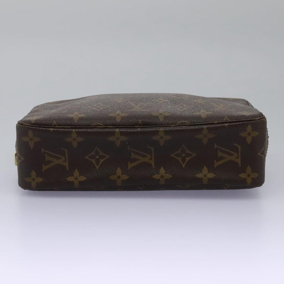 LOUIS VUITTON Monogram Trousse Toilette 23 Clutch Bag M47524 LV Auth 112565