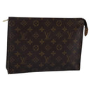 LOUIS VUITTON Monogram Poche Toilette 26 Pouch M47542 LV Auth 112566-1