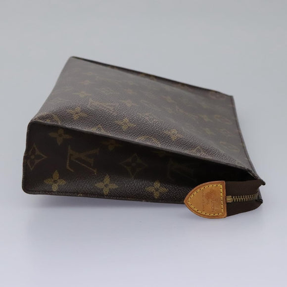 LOUIS VUITTON Monogram Poche Toilette 26 Pouch M47542 LV Auth 112566