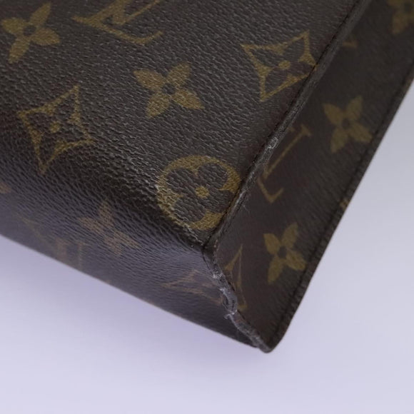 LOUIS VUITTON Monogram Poche Toilette 26 Pouch M47542 LV Auth 112566