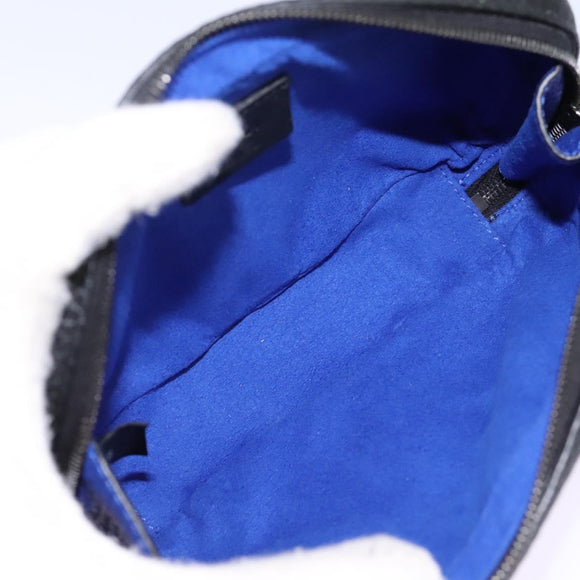 FENDI Zucca Canvas Shoulder Bag Multicolor Black Auth 112594A