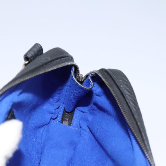 FENDI Zucca Canvas Shoulder Bag Multicolor Black Auth 112594A