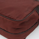 PRADA Shoulder Bag Nylon Brown Auth 112599-16