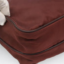 PRADA Shoulder Bag Nylon Brown Auth 112599-17