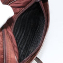 PRADA Shoulder Bag Nylon Brown Auth 112599-25