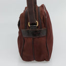 PRADA Shoulder Bag Nylon Brown Auth 112599-4