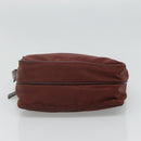 PRADA Shoulder Bag Nylon Brown Auth 112599-5