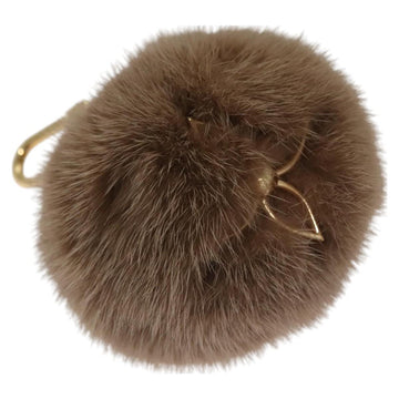 LOUIS VUITTON Porte Cles Lovely Vison Charm Beige M01018 LV Auth 112631