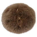 LOUIS VUITTON Porte Cles Lovely Vison Charm Beige M01018 LV Auth 112631-13