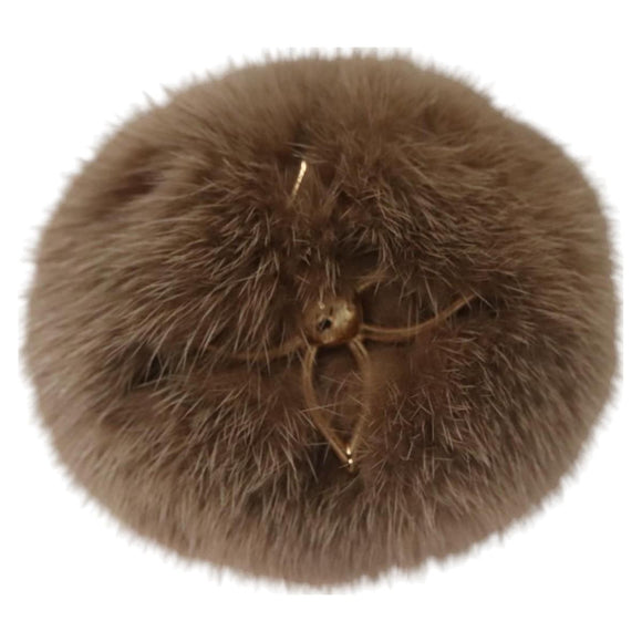 LOUIS VUITTON Porte Cles Lovely Vison Charm Beige M01018 LV Auth 112631