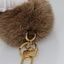 LOUIS VUITTON Porte Cles Lovely Vison Charm Beige M01018 LV Auth 112631-5