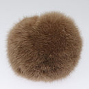 LOUIS VUITTON Porte Cles Lovely Vison Charm Beige M01018 LV Auth 112631-6