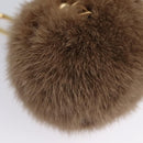 LOUIS VUITTON Porte Cles Lovely Vison Charm Beige M01018 LV Auth 112631-7