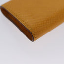 HERMES Mini Memo Cover Arajif Leather Yellow Auth 112632-15