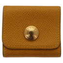 HERMES Mini Memo Cover Arajif Leather Yellow Auth 112632-13