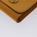 HERMES Mini Memo Cover Arajif Leather Yellow Auth 112632-14