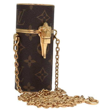 LOUIS VUITTON Monogram Lipstick Case Cosmetic Pouch MP2406 LV Auth 112634