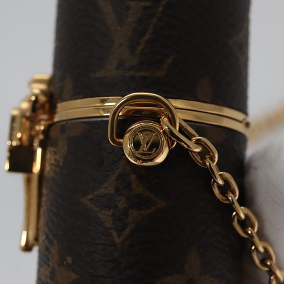 LOUIS VUITTON Monogram Lipstick Case Cosmetic Pouch MP2406 LV Auth 112634