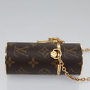 LOUIS VUITTON Monogram Lipstick Case Cosmetic Pouch MP2406 LV Auth 112634-3