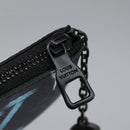 LOUIS VUITTON Monogram Eclipse Multicolor Pochette Cles Purse M81795 Auth 112644-9