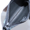 LOUIS VUITTON Monogram Eclipse Multicolor Pochette Cles Purse M81795 Auth 112644-10