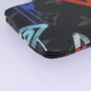 LOUIS VUITTON Monogram Eclipse Multicolor Pochette Cles Purse M81795 Auth 112644-14