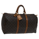 LOUIS VUITTON Monogram Keepall 50 Boston Bag M41426 LV Auth 112661-1