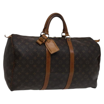 LOUIS VUITTON Monogram Keepall 50 Boston Bag M41426 LV Auth 112661