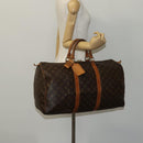 LOUIS VUITTON Monogram Keepall 50 Boston Bag M41426 LV Auth 112661-22