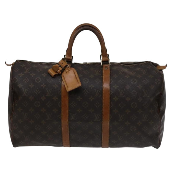 LOUIS VUITTON Monogram Keepall 50 Boston Bag M41426 LV Auth 112661
