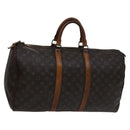 LOUIS VUITTON Monogram Keepall 50 Boston Bag M41426 LV Auth 112662-1